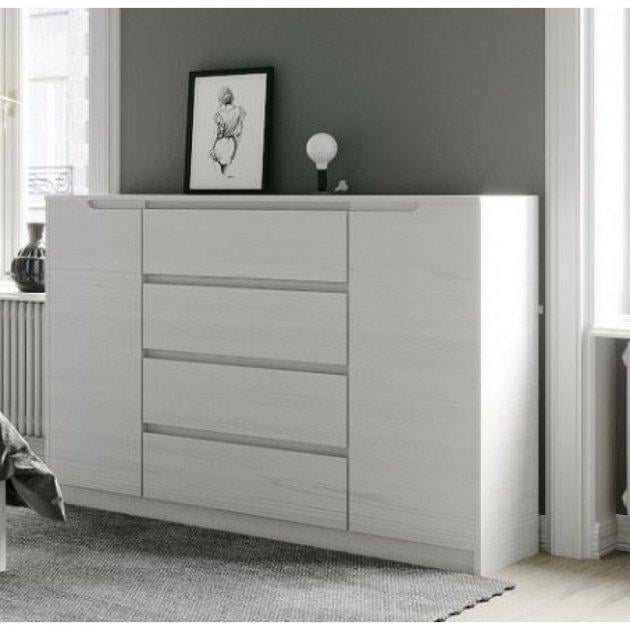 Комод в гостиную Эверест Микс-3 телескопы 140х38х97 см Нимфея альба (EVR-2467)