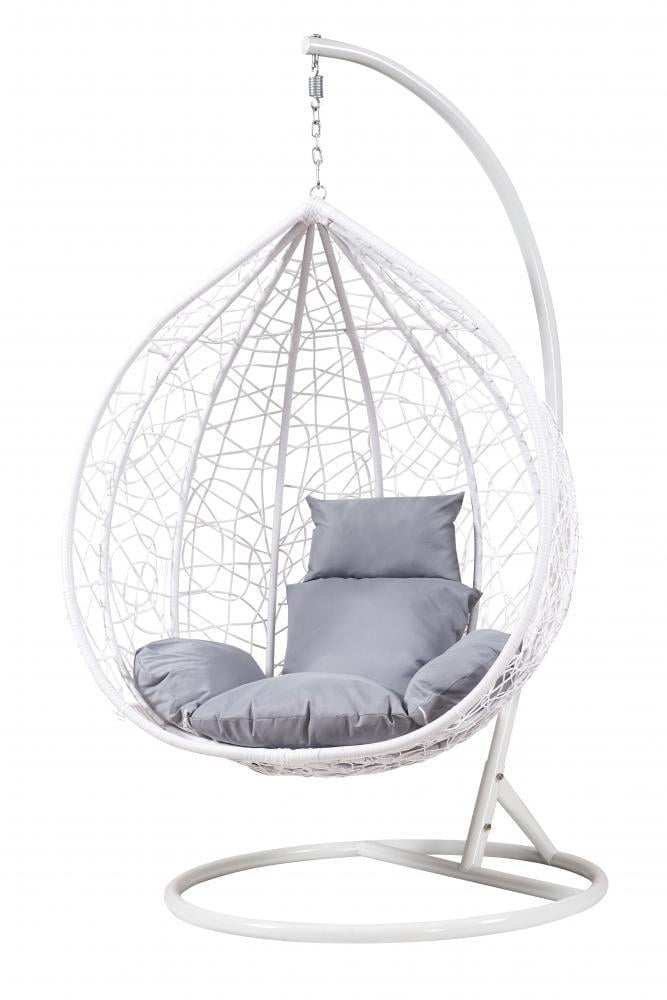 Кресло-кокон Bonro 329 XL Белый/Серый (29-76-46000014)