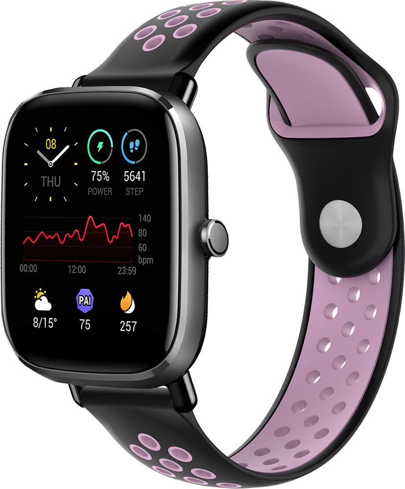 Ремешок Sport для Amazfit GTS 2 mini Pink Black (23039-49)