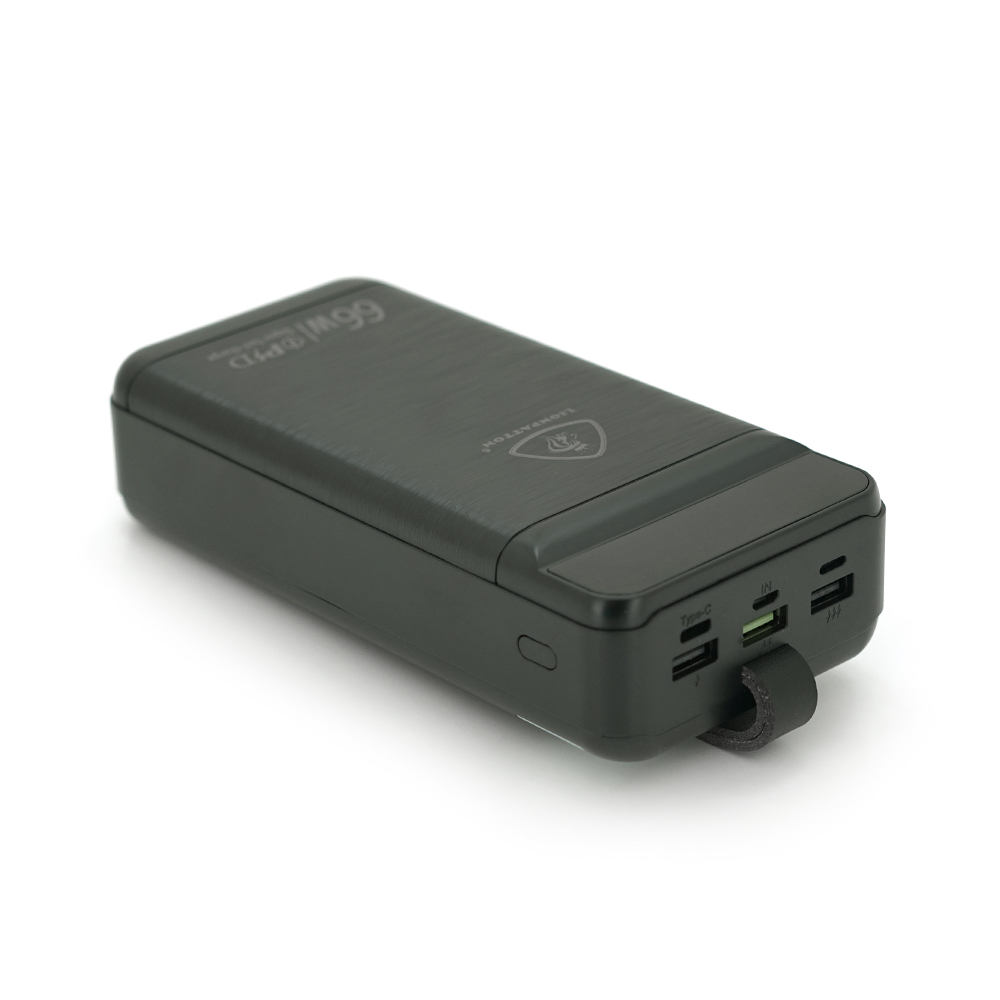 Повербанк Lionpatton L45 Type-C Lighting QC 3.0 MicroUSBx3 40000 mAh Чорний (26252349)