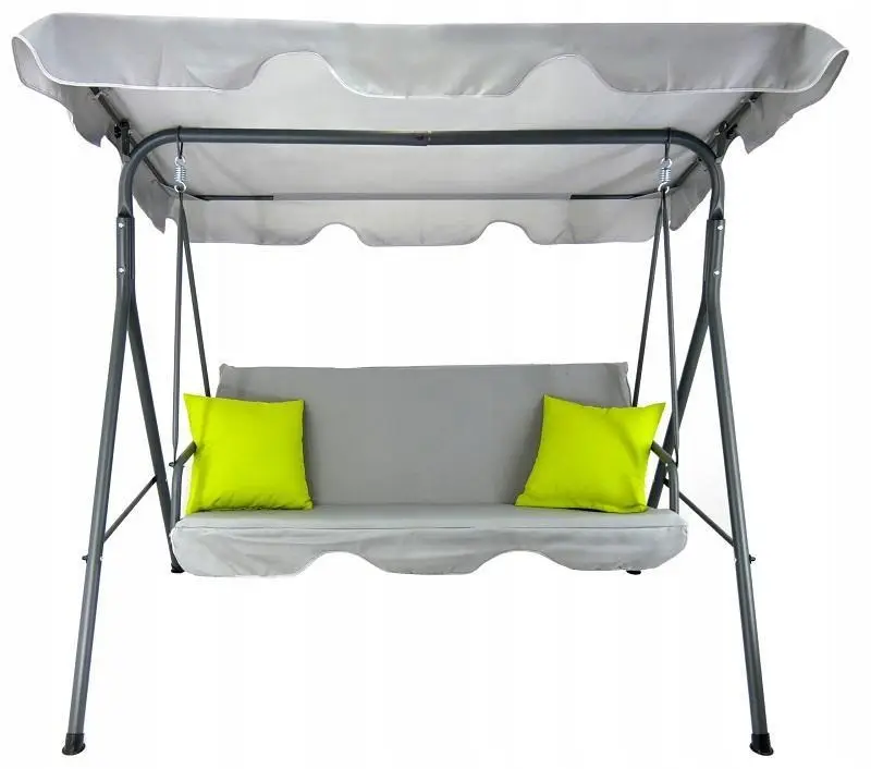 Качель садовая GardenLine 170х110х153 см Серый