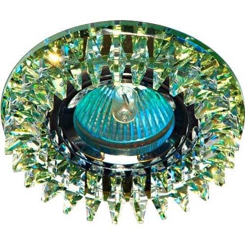 Точечный светильник врезной Feron CD2540 MR16 GU5.3 50W круг Прозрачный/Желтый (03625)