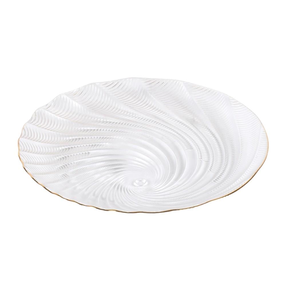 Блюдо Shella R35916-20 d 20 см Прозрачный (33352612)