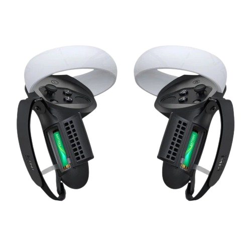 Чехол с открывающимися панелями для контроллеров Oculus Quest 2 силиконовый Black (ACS-SCWOPQ2blk)