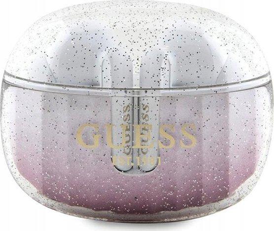 Навушники TWS Guess Glitter Gradient Pink (GUTWSHDGKEEP)