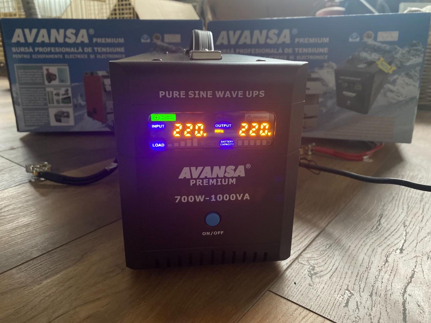 Джерело безперебійного живлення AVANSA Premium UPS 700 Вт - фото 2