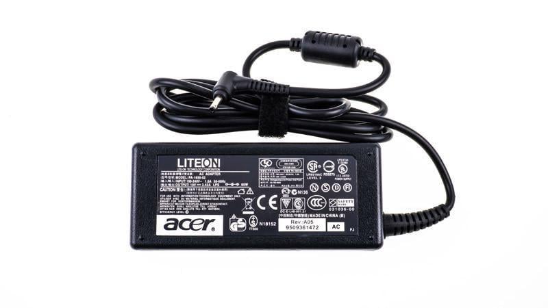 Блок питания для ноутбука Acer без кабеля L-образным разъемом 19V 3,42A 65W 3,0x1,0 мм (1914748474)
