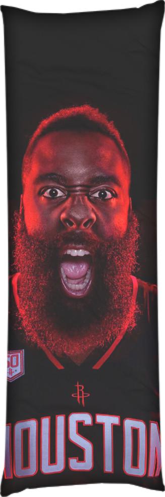 Подушка дакимакура James Harden 1 40x100 см (13546123)
