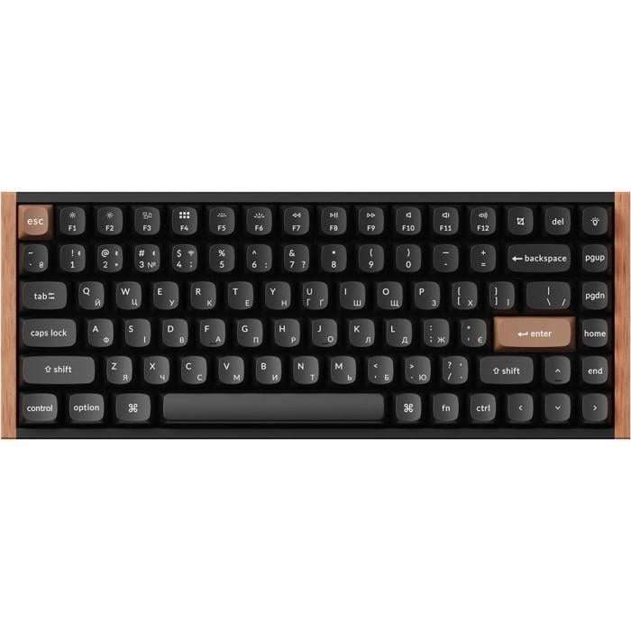 Клавиатура беспроводная Keychron K2 HE магнитная 75 клавиш Magnetic Switch RGB Black (K2H-F1-UA)