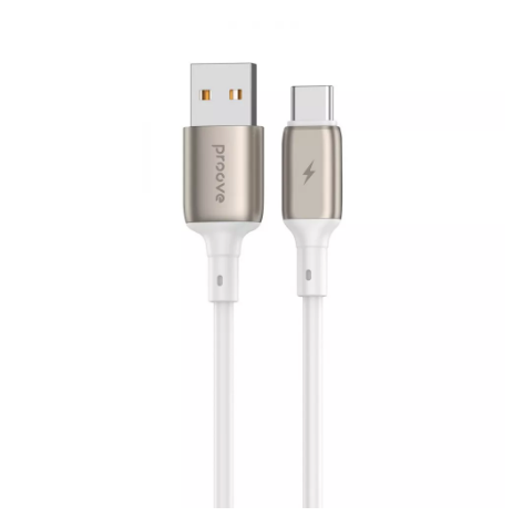 Кабель Proove Flex Metal USB to Type-C 1 м White (578964)