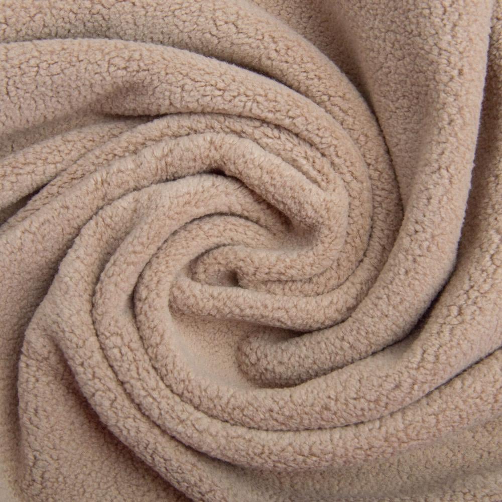 Тканина фліс преміум Тедді 360 г/м2 140 см Бежевий (26627) - фото 3 Тканина фліс преміум Тедді 360 г/м2 140 см Бежевий (26627) - фото 3