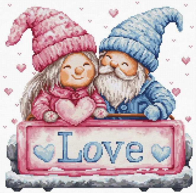 Набір для вишивання хрестиком Luca-S B1443 Зимове кохання (B1443) Набір для вишивання хрестиком Luca-S B1443 Зимове кохання (B1443)