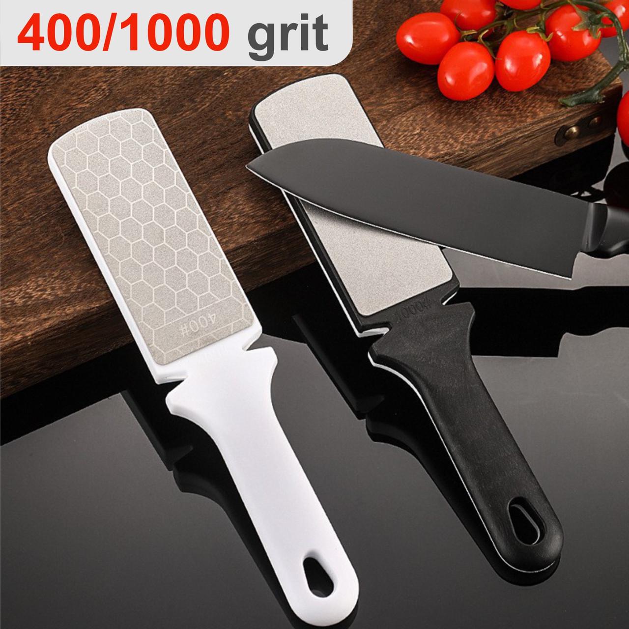 Точильный камень 400/1000 grit грубая и финишная заточка двухсторонний алмазный (137932) - фото 2 Точильный камень 400/1000 grit грубая и финишная заточка двухсторонний алмазный (137932) - фото 2