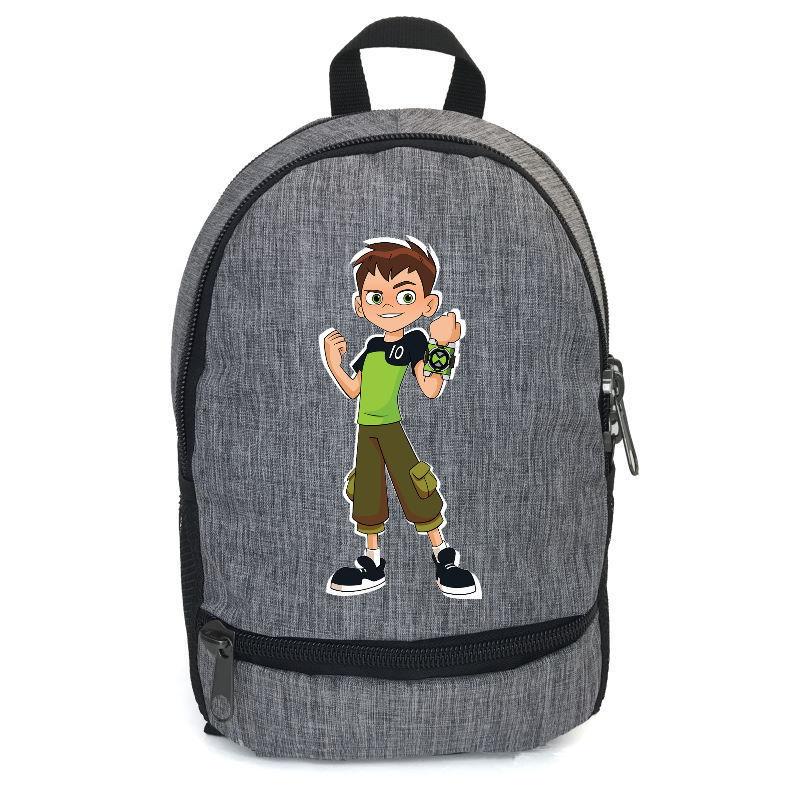 Школьный рюкзак подростковый Cappucino Toys с принтом Ben 10 BTN 001-grey 12,5 л Серый (1644581915)