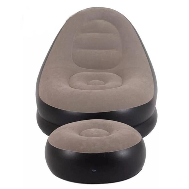 Надувное кресло с пуфом 116х98х92 см (29510342) - фото 4 Надувное кресло с пуфом 116х98х92 см (29510342) - фото 4