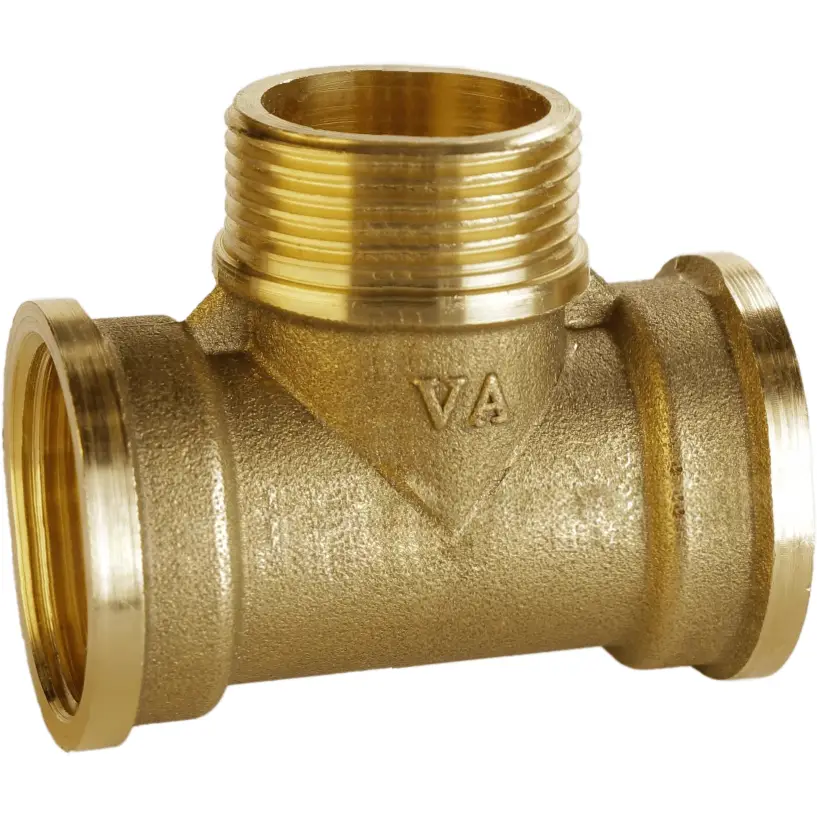 Трійник латунний VA 1" ВРх1" ЗРх1" ВР штампований (А0273А)
