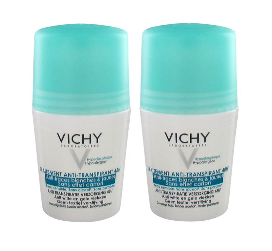 Набор дезодорантов-антиперспирантов Vichy 48H регулирующая защита 2 шт./50 мл (35041720)