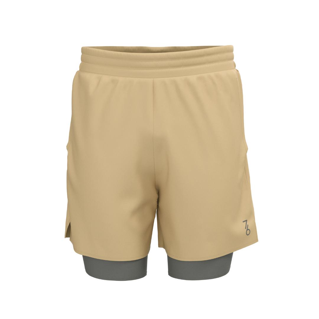 Шорты мужские 7/6 Miran Shorts 2.0 Taos Taupe 2XL Бежевый (SH762-1119 2XL)