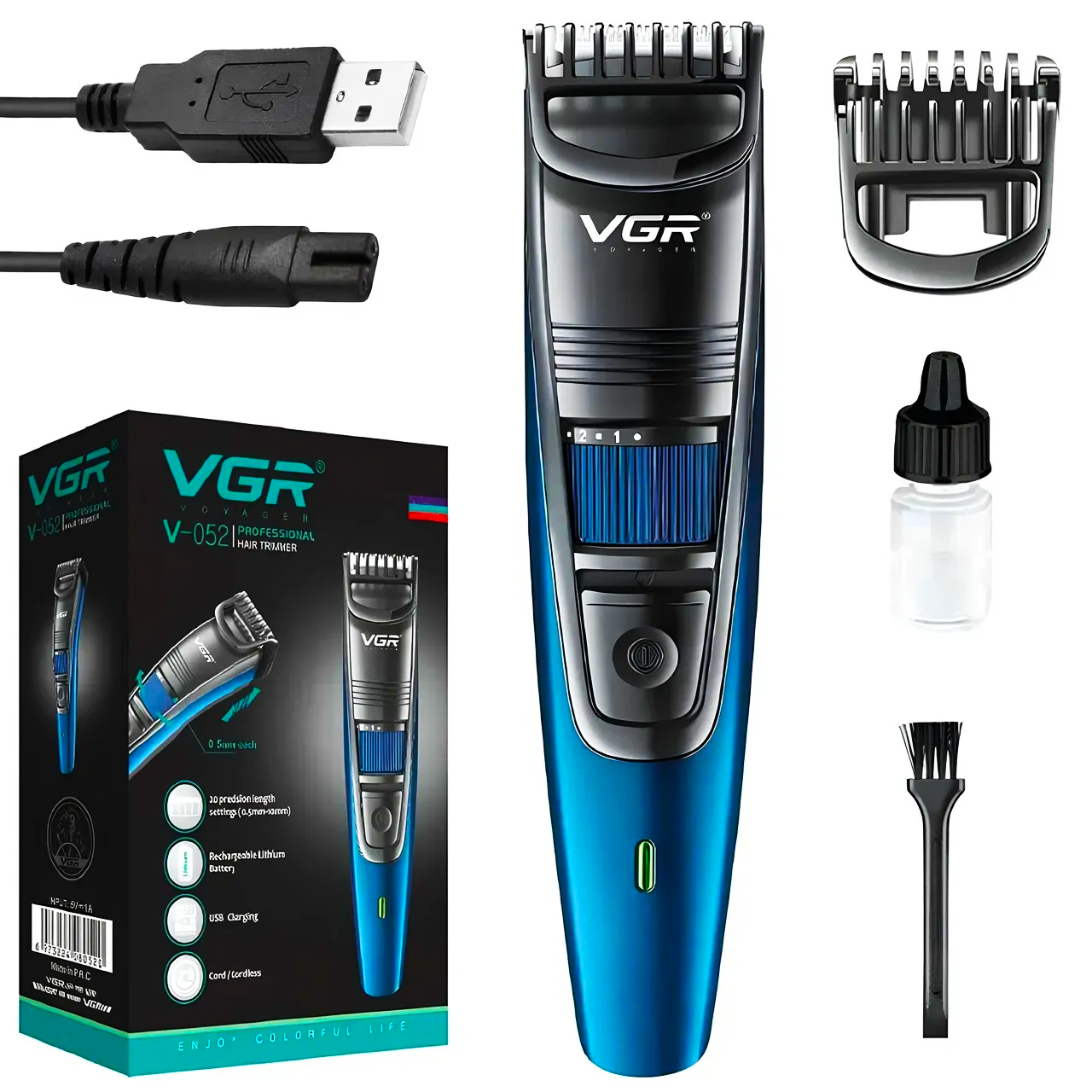 Машинка для стрижки волос USB VGR V-052 (25604263)