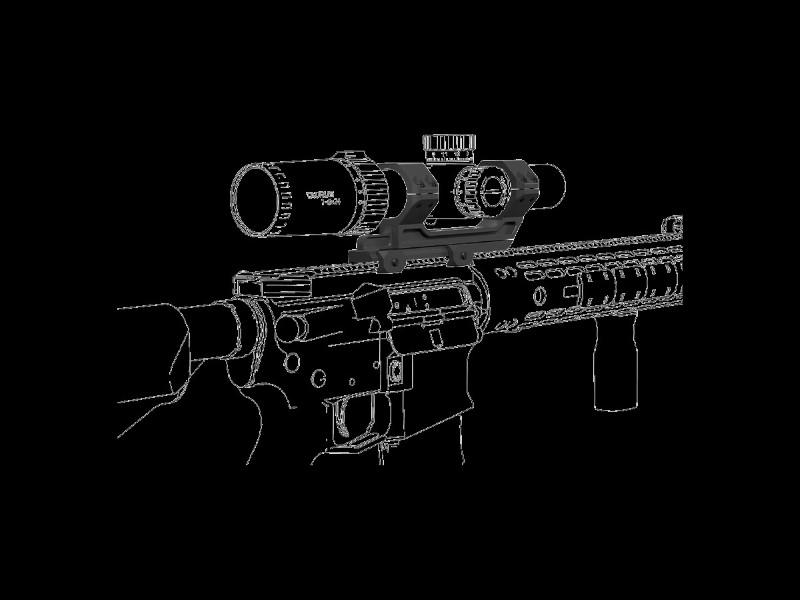 Моноблок з регульованою відстанню між кільцями Vector Optics 30 мм на Пікатіні (5003837) - фото 7 Моноблок з регульованою відстанню між кільцями Vector Optics 30 мм на Пікатіні (5003837) - фото 7