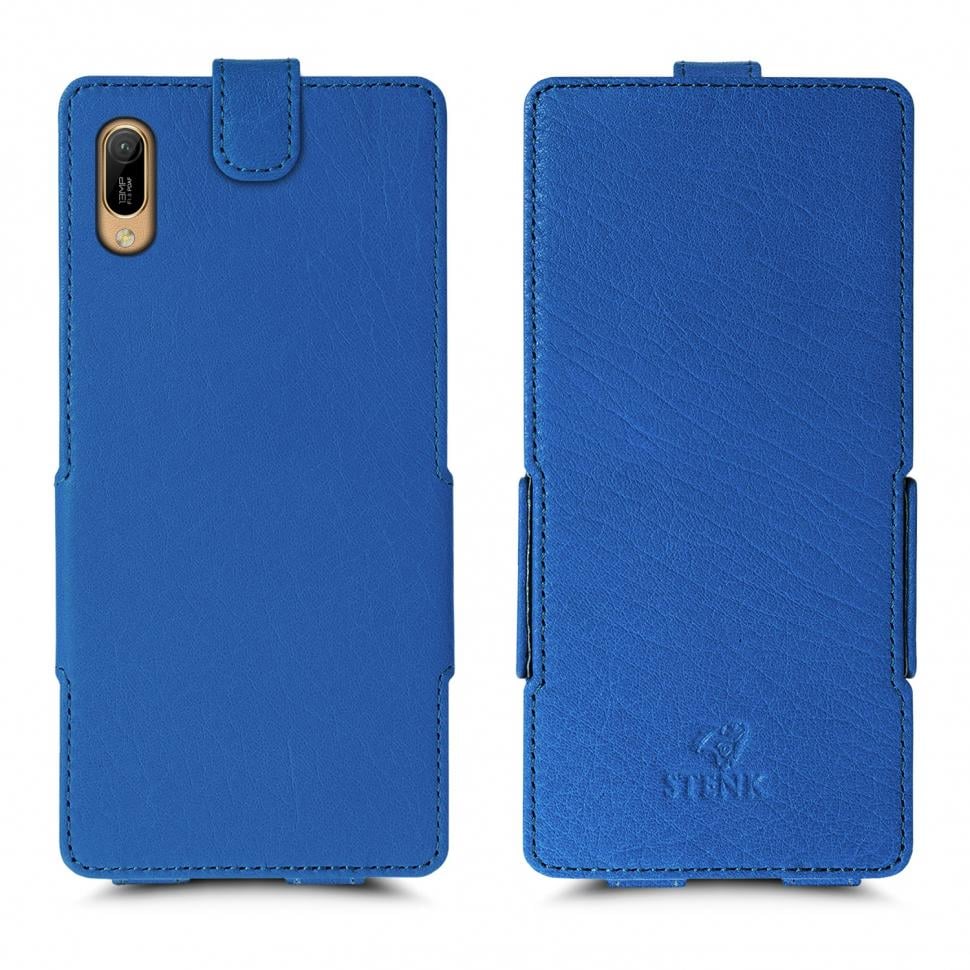 Чехол флип Stenk Prime для Huawei Y6 (2019) Ярко-синий (65634)