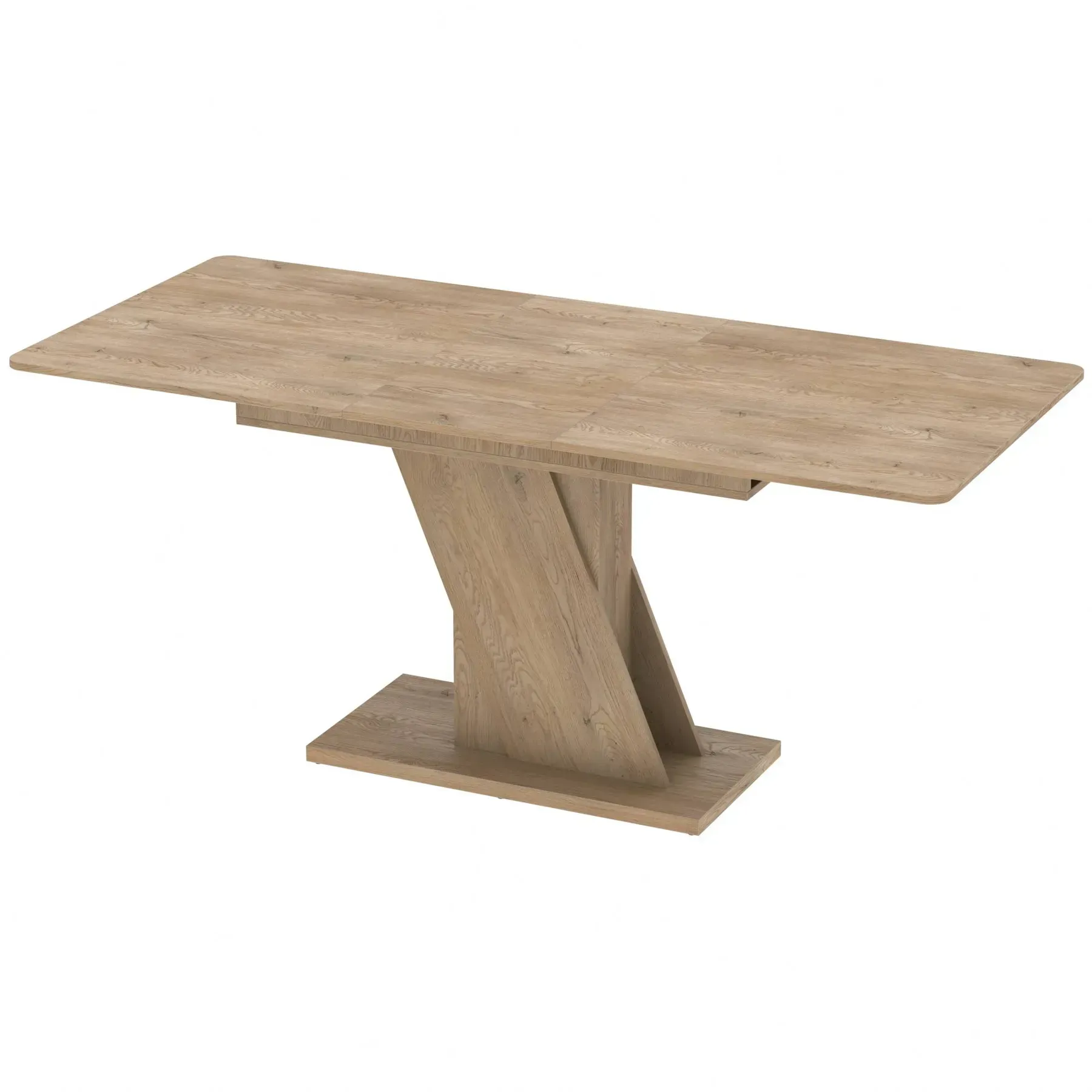 Обеденный стол раздвижной Неман Теч 140-180х80х75 см Дуб Кремона Торро