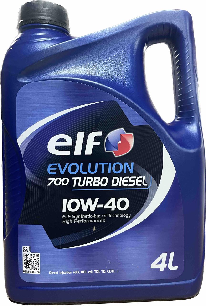 Моторное масло Elf Evolution 700 Turbo Diesel 10W-40 4 л (194862) Моторное масло Elf Evolution 700 Turbo Diesel 10W-40 4 л (194862)