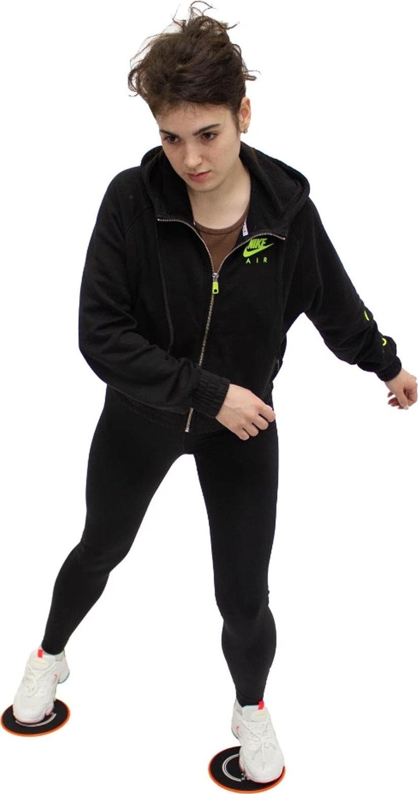 Глайдинг-диски LiveUp SLIDING DISC Оранжево-черный (LS3360) - фото 7