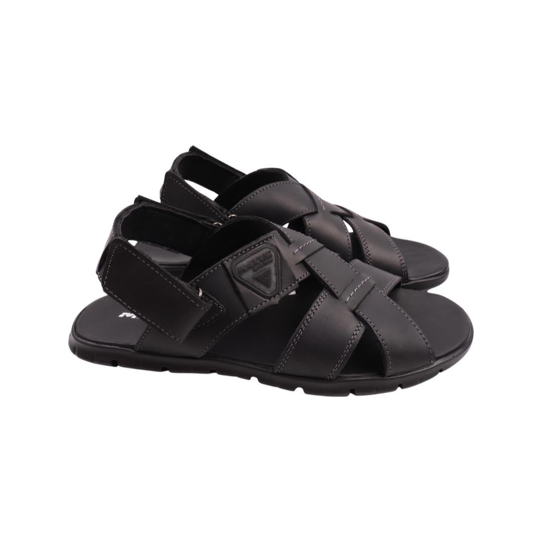 Сандали мужские Maxus shoes из кожи р. 41 Черный (106-22LBC)