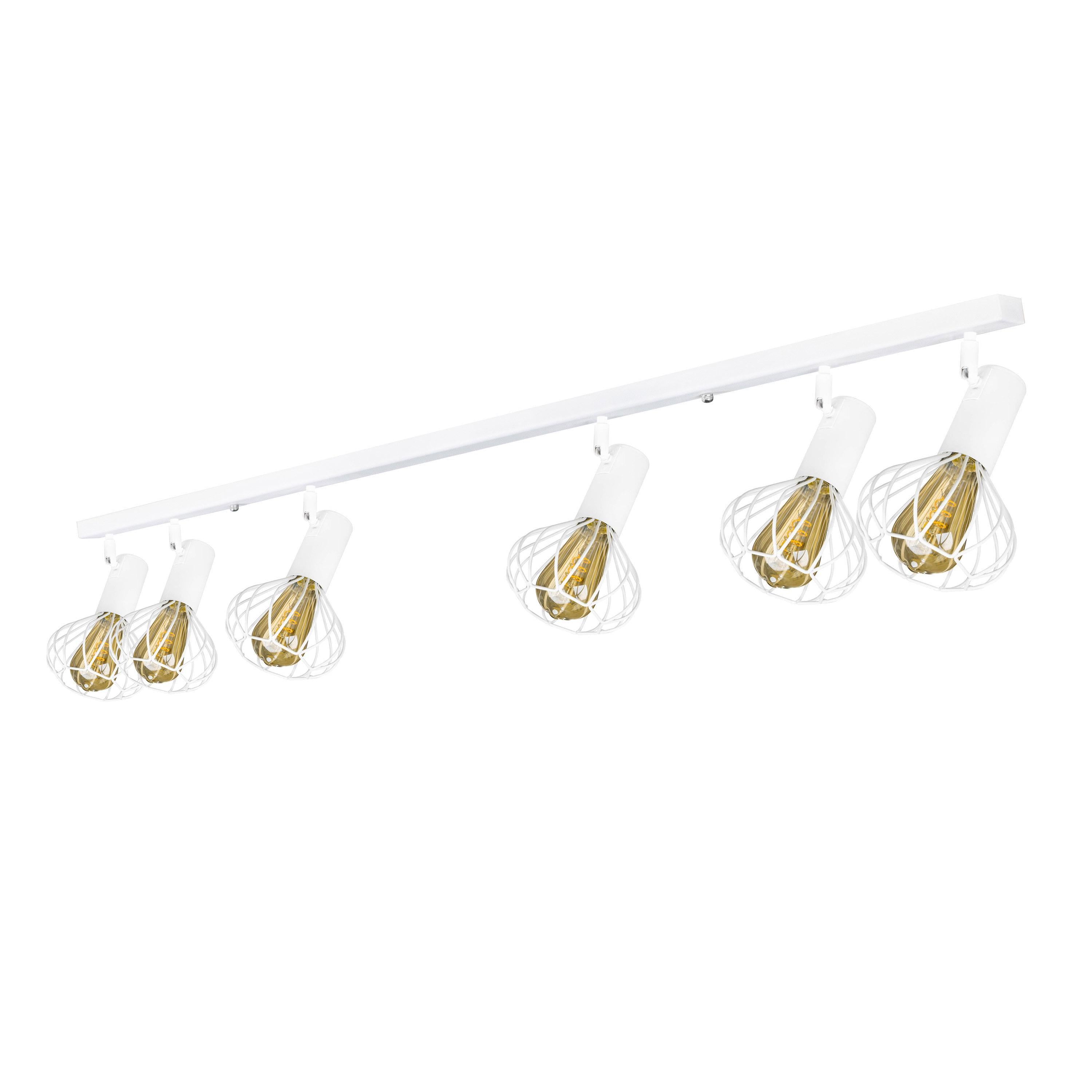 Светильник лофт MSK ELECTRIC Lotus NL 14151-6 WH потолочный