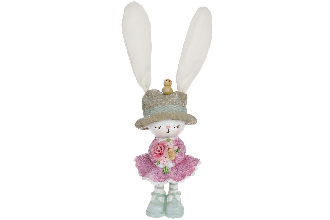 Декоративная фигурка BonaDi Зайка с букетом (831-854)