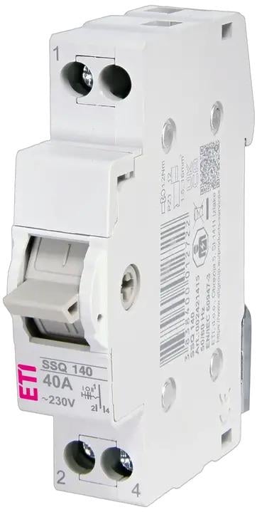 Выключатель-разъединитель ETI SSQ 140 1-0-2 1 полюсный 40 A трехпозиционный (2421415)