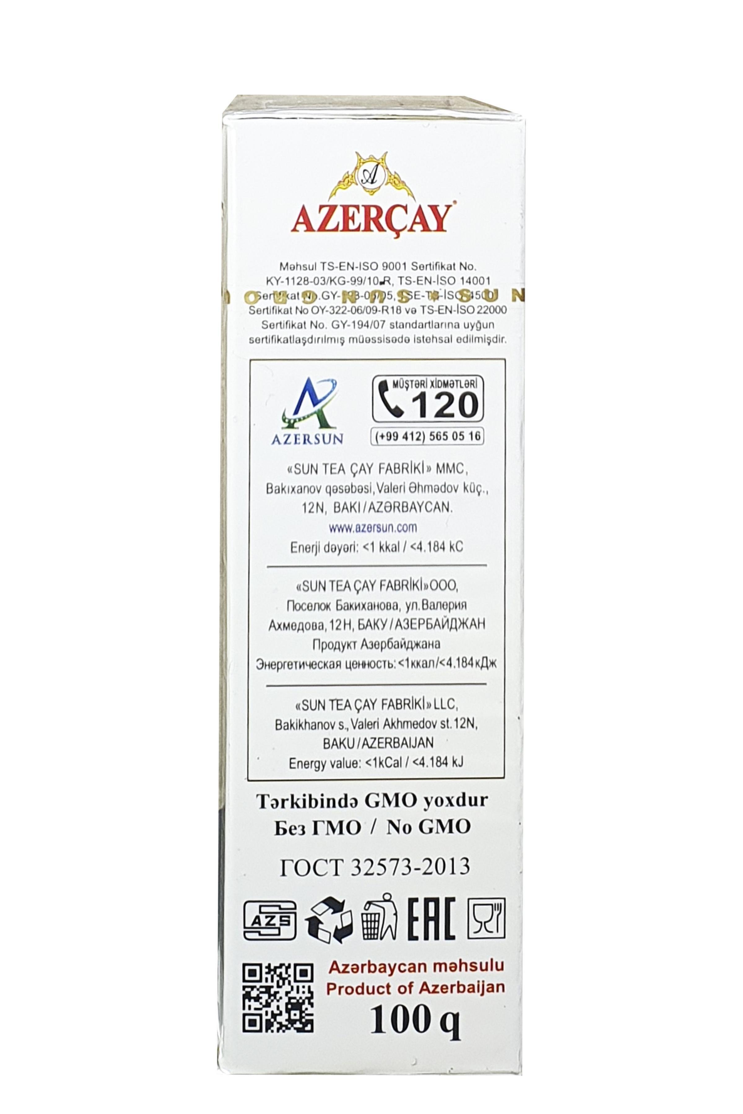 Чай Azercay гранулированный стс чорный 100 г (56967) - фото 4 Чай Azercay гранулированный стс чорный 100 г (56967) - фото 4