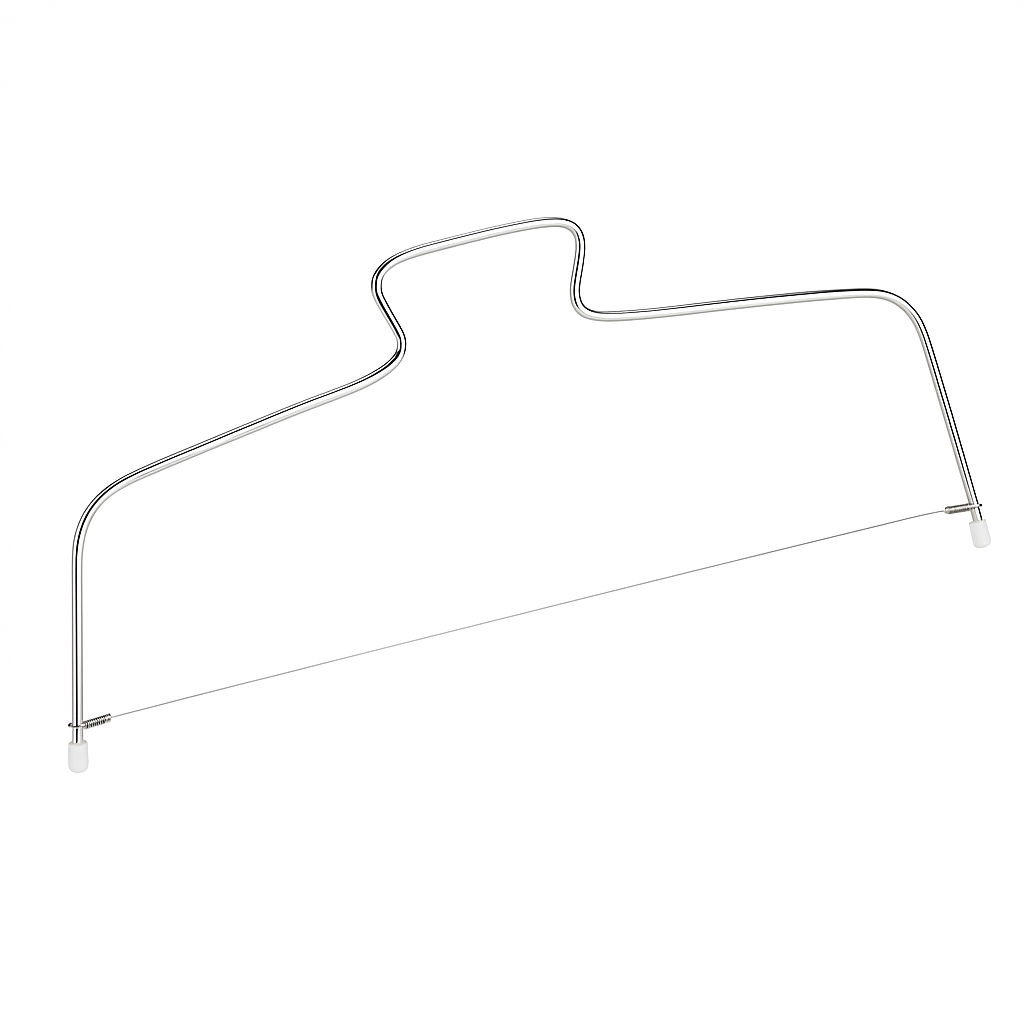 Нож с регулируемой струной Stenson R97222 для бисквита 33 см Серебристый (29079292)