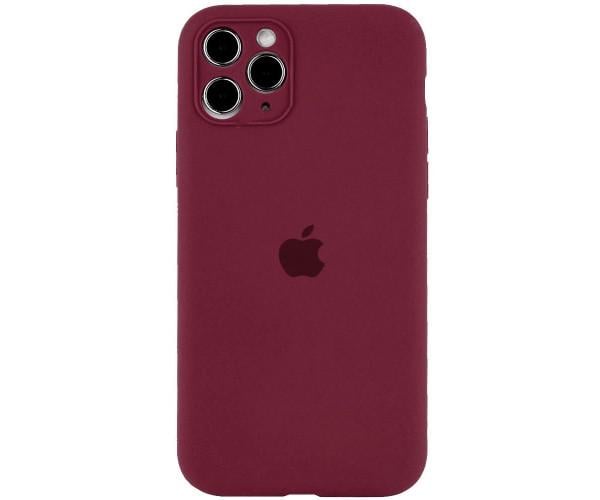 Чохол накладка Silicone Case Full Camera with Frame для Apple iPhone 13 Pro Max 73.Plum