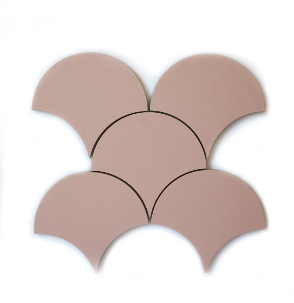 Декор настенный Kotto Ceramica Scales CM 3114 SC 147 мм Rose (003945)