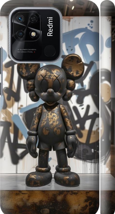Чехол на Xiaomi Redmi 10C Bronze kaws v2 (6098m-2591-42517)