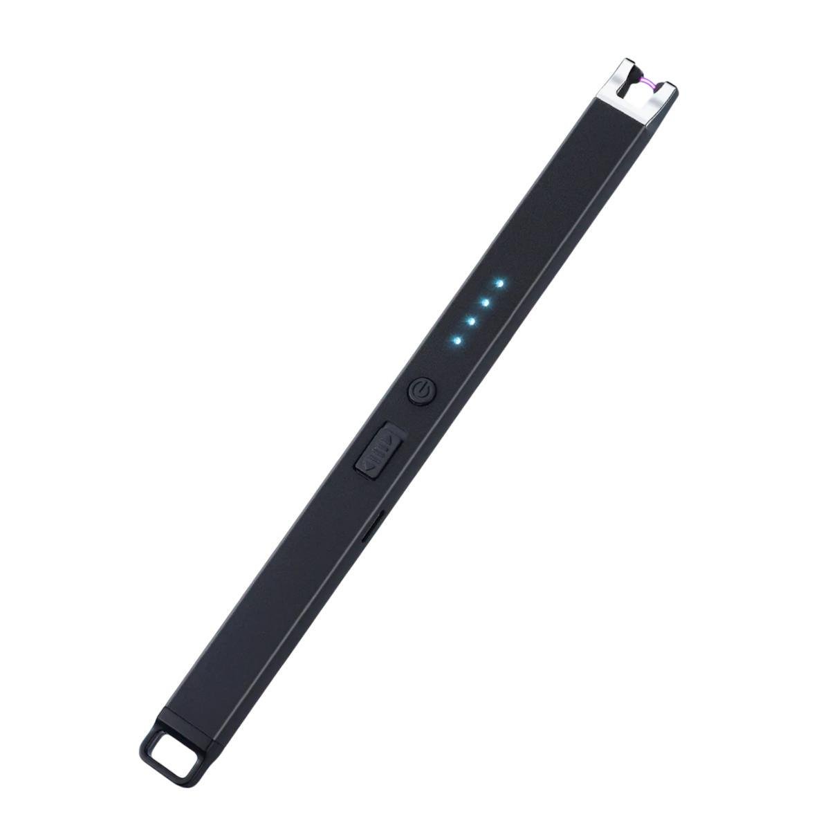 Зажигалка плазменная со встроенным аккумулятором MSDS Electric электрическая/дуговая зарядка USB/Type-C Black (160159_2)