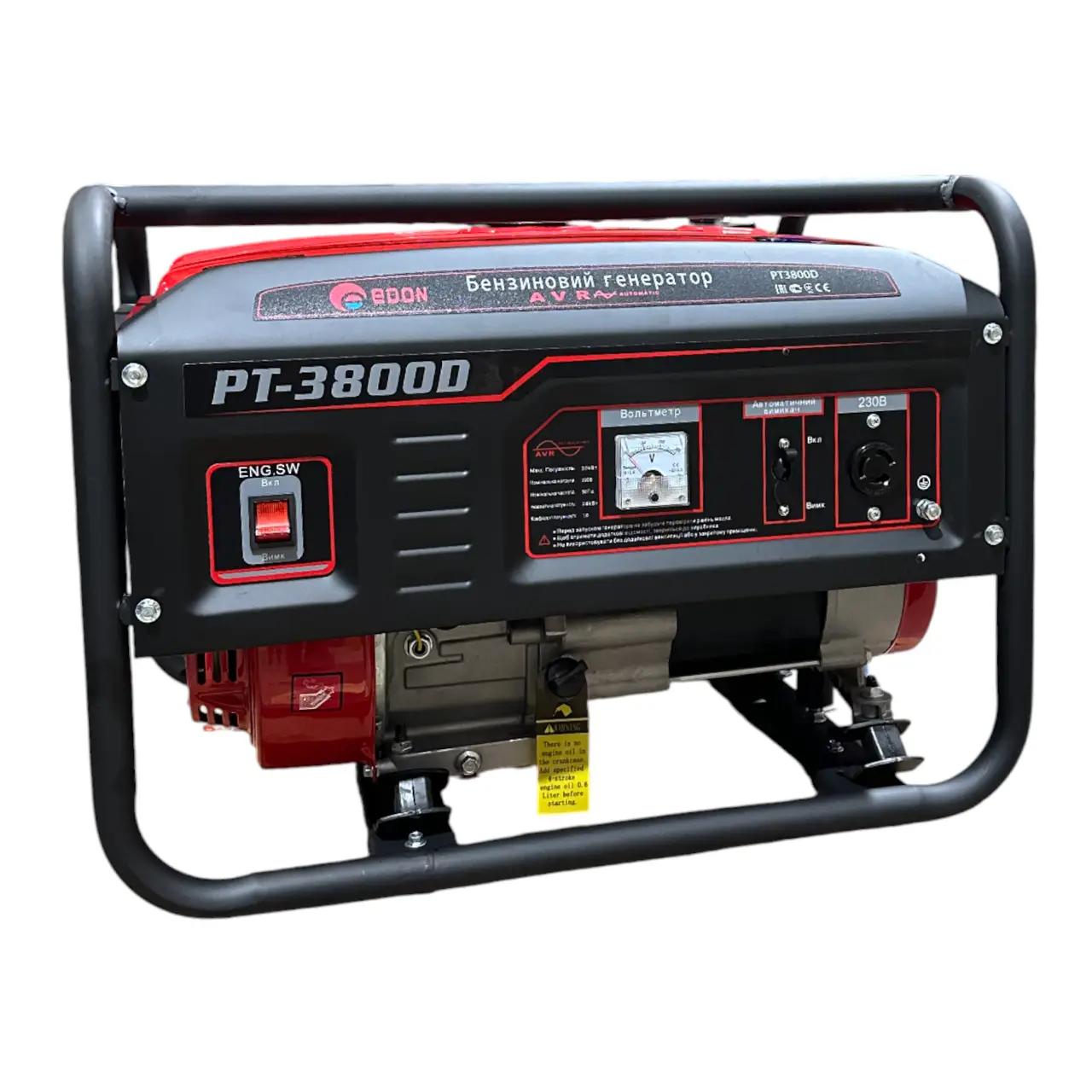 Генератор бензиновий Edon PT-3800D 3 кВт