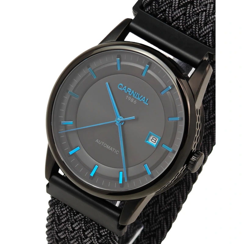 Годинник чоловічий механічний Carnival Special Smoky Magnetic 2 ремінці (22655)