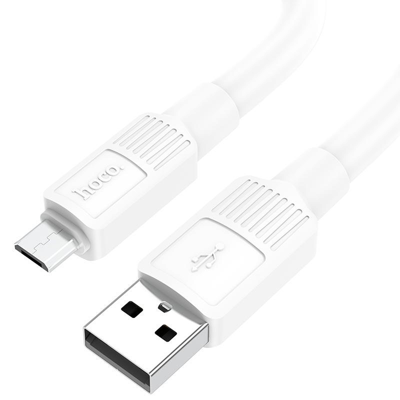 Кабель Hoco Micro USB Solid X84 1 м White (9822548) - фото 2