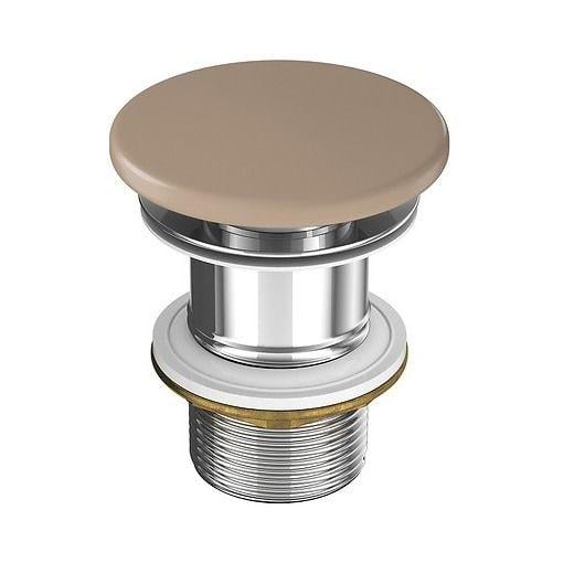 Клапан донный Cersanit Larga Click-Clack 1 1/4" для умывальника Коричневый матовый (K677-095)