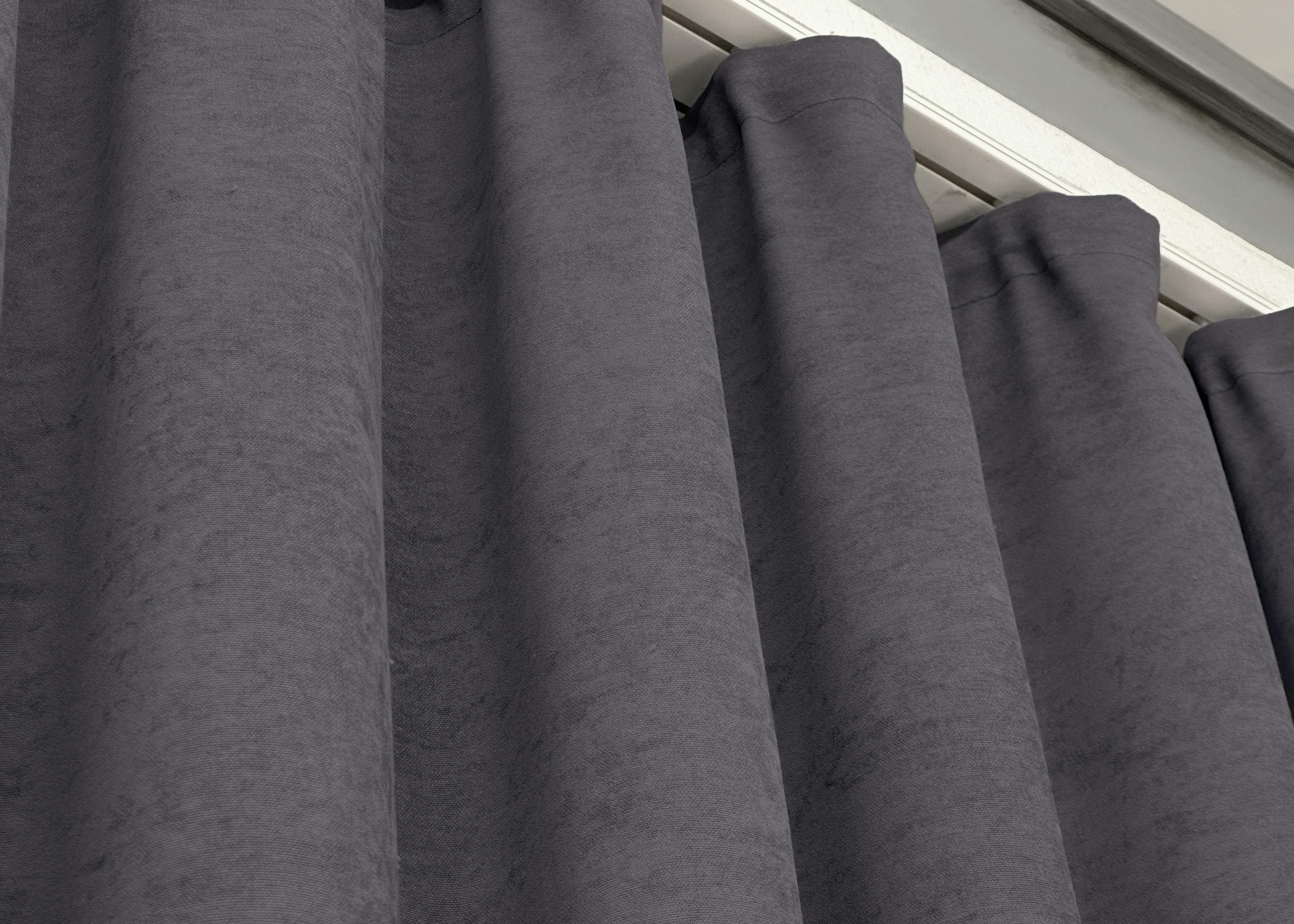 Комплект штор VR-Textil Petek YL №1706ш микровелюр 100х295 см 2 шт. Графитовый (31-796) - фото 9 Комплект штор VR-Textil Petek YL №1706ш микровелюр 100х295 см 2 шт. Графитовый (31-796) - фото 9