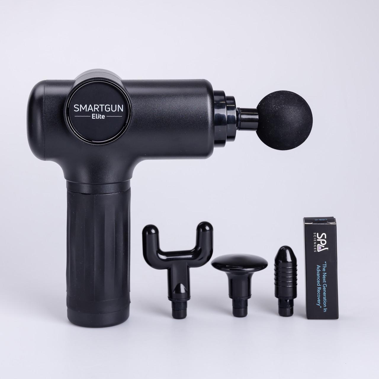 Масажер перкусійний ручний для тіла акумуляторний USB Чорний (7215)