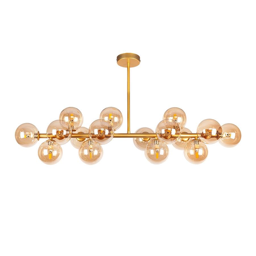 Люстра стельова молекула 7841020-16 DDG/BR Золотий/Коричневий - фото 1 Люстра стельова молекула 7841020-16 DDG/BR Золотий/Коричневий - фото 1
