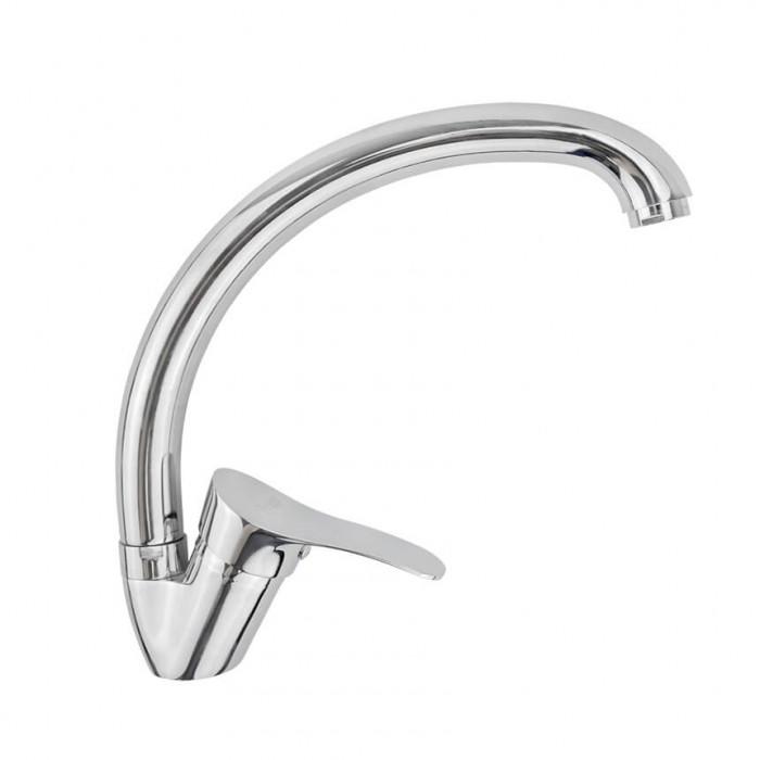 Змішувач для кухні Frap F4114-В 1036105 одноважільний Хром (102391)