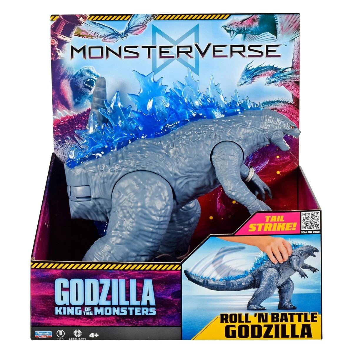 Фигурка Godzilla vs. Kong Годзилла гигант с ударом хвостом пластик 28 см (35921N)