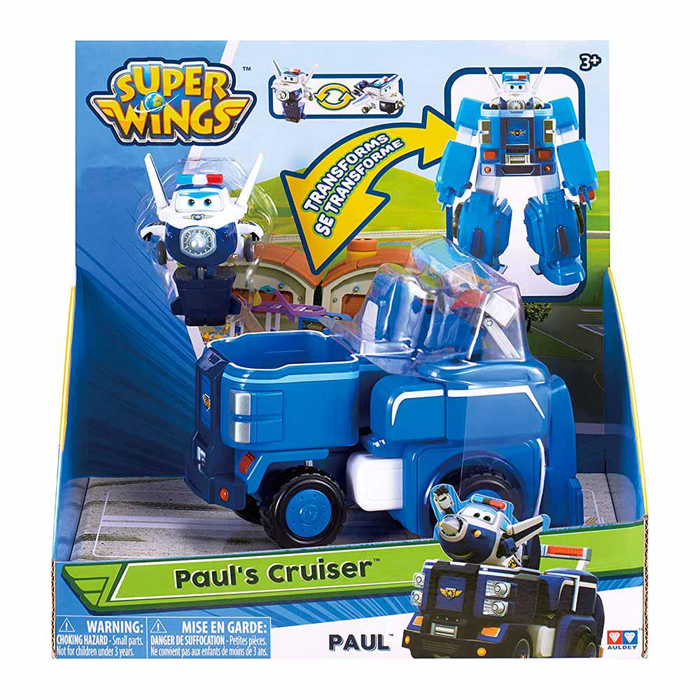 Дитяча ігрова фігурка Super Wings Transforming-Supercharge Paul (EU720315) - фото 5