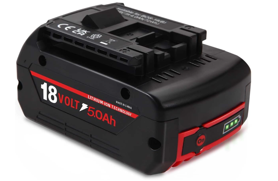 Аккумулятор для электроинструментов Bosch 18V совместимый BAT609 5,0Ah/Li‐ion/замена для BAT619G/BAT619/BAT609G/BAT618/BAT618G/BAT610G (2873995751)