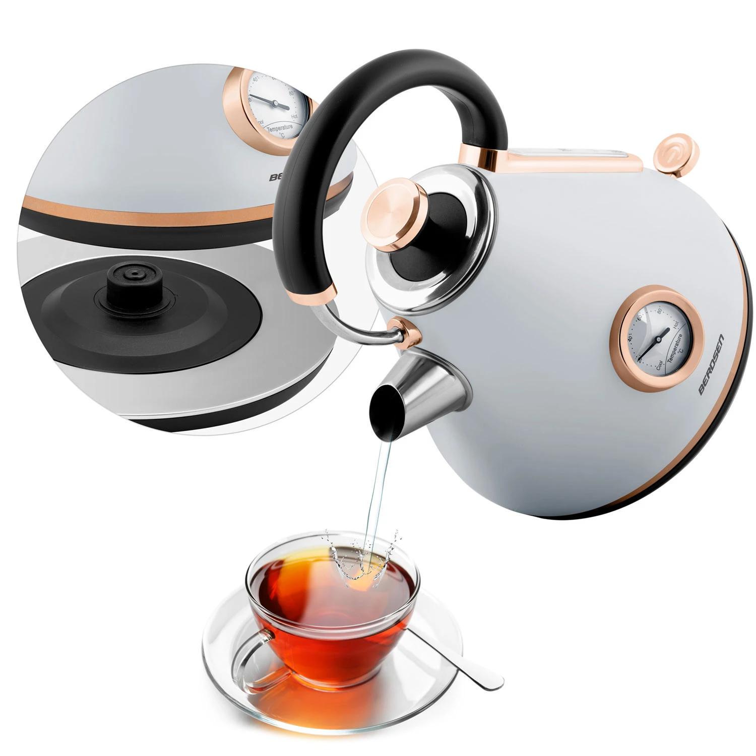 Електрочайник з термометром Berdsen BD-701 1,7 л Сірий (370102) - фото 8 Електрочайник з термометром Berdsen BD-701 1,7 л Сірий (370102) - фото 8